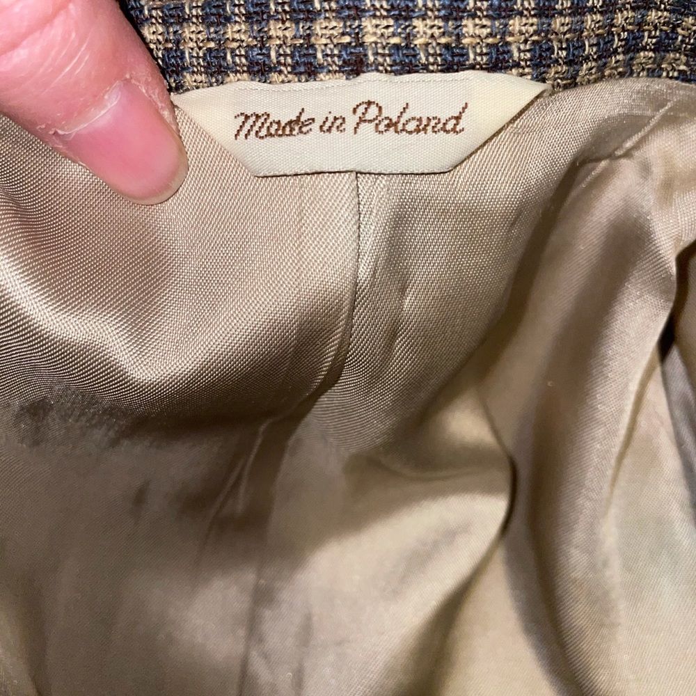 Charing Cross Vintage Blazer Twill 40S Silk & Wool - Picture 3 of 7